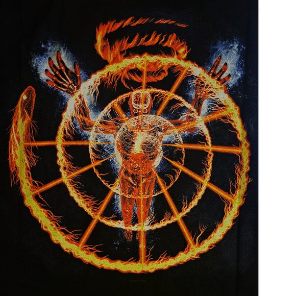 Tool Flame Spiral metal progressive rock Official T-Shirt XL NWT - Picture 5 of 6